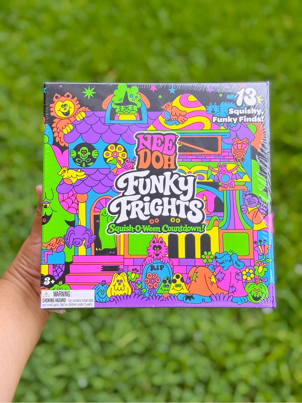NeeDoh Funky Frights Squish-O-Ween Countdown Halloween Advent Calendar